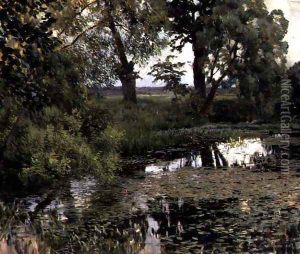The Overgrown Pond, 1887 Oil Painting - Isaak Ilyich Levitan
