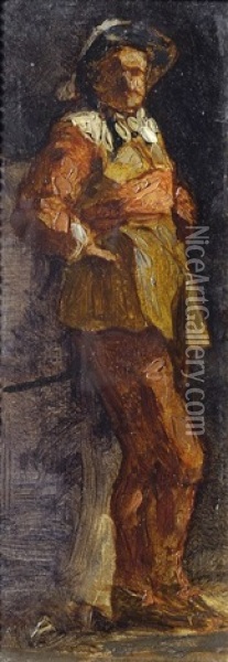 Uomo D'arme Oil Painting - Amedeo Ghesio Volpengo