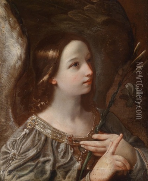 Verkundigungsengel (angelo Annunciante) Oil Painting - Elisabetta Sirani