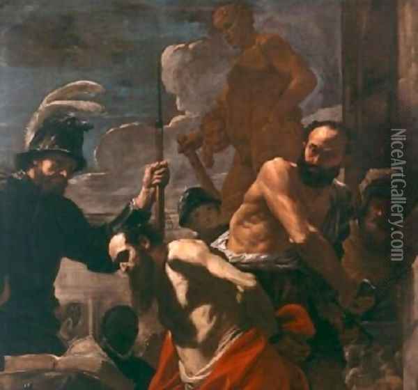The Martyrdom of Saint Paul 1656 59 Oil Painting - Mattia Preti