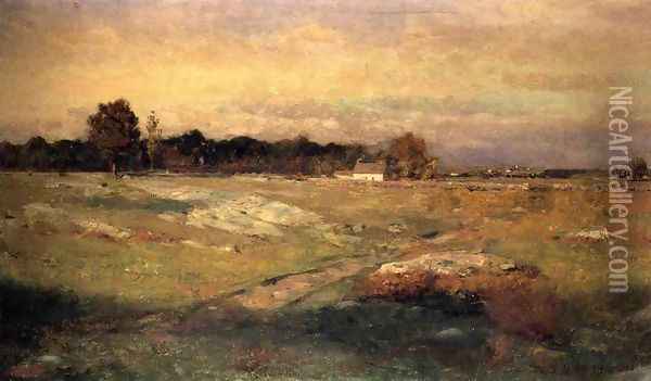 Dartmouth Moorlands Oil Painting - Dwight William Tryon