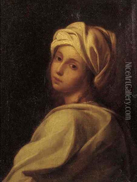 Portrait of a girl Oil Painting - Guido Reni