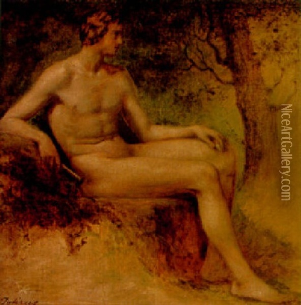 Tybirius Oil Painting - Edward Calvert