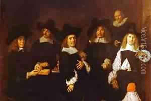 Tyman Oosdorp 1656 Oil Painting - Frans Hals