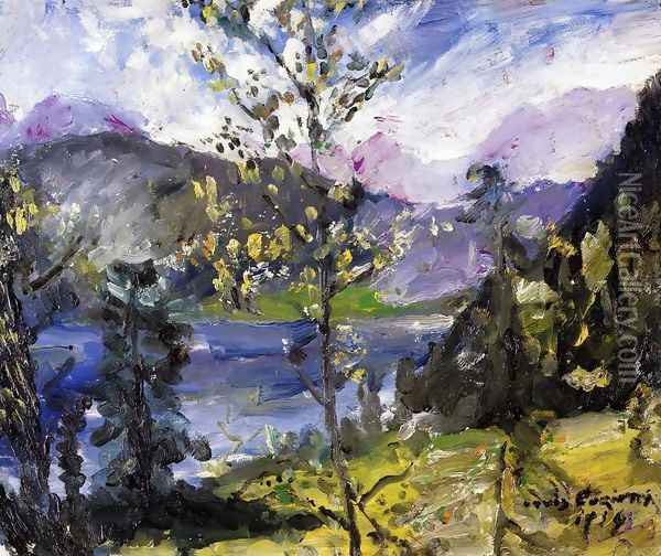October Show at the Walchensee Oil Painting - Lovis (Franz Heinrich Louis) Corinth
