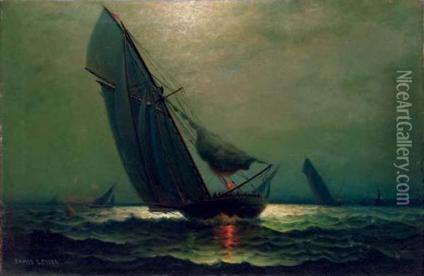 Evening Sails Oil Painting - James Gale Tyler