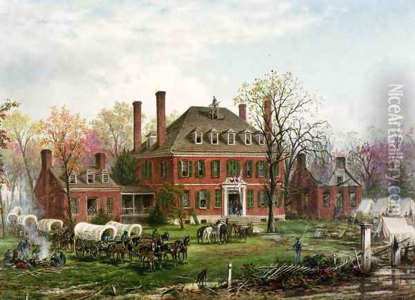 Westover, Virginia Oil Painting - Edward Lamson Henry