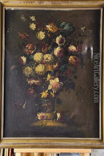 Bodegon De Flores Oil Painting - Arellano