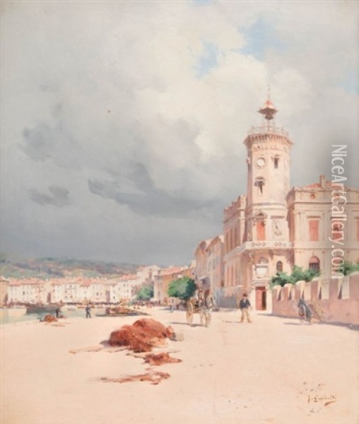 Le Port De La Ciotat Oil Painting - Joseph Garibaldi