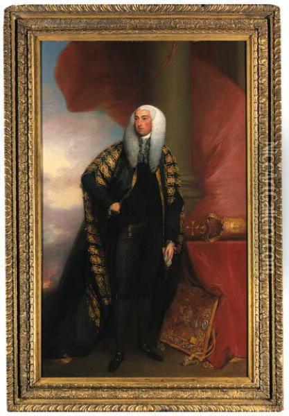 Portrait Of John Oil Painting - Gilbert Stuart