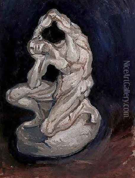 Plaster Statuette of a Kneeling Man Oil Painting - Vincent Van Gogh