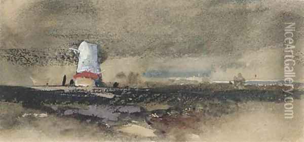 An approaching squall Oil Painting - Thomas Shotter Boys