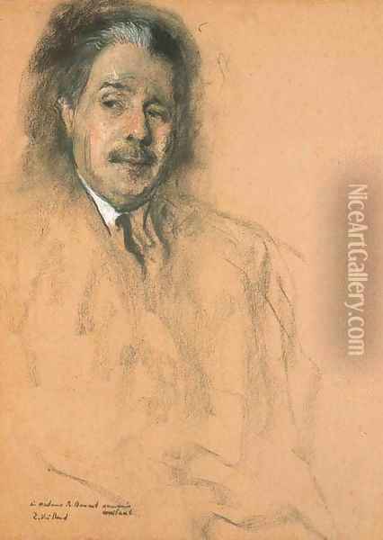 Portrait de Georges Benard Oil Painting - Jean-Edouard Vuillard