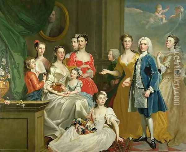 The Family of Eldred Lancelot Lee Oil Painting - Joseph Highmore