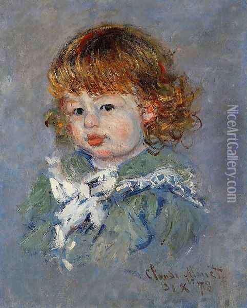 Jean Pierre Hoschede Called Bebe Jean Oil Painting - Claude Oscar Monet