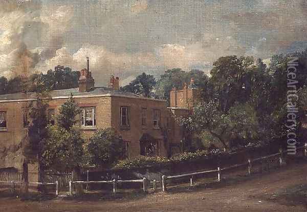 View of Lower Terrace, Hampstead Oil Painting - John Constable