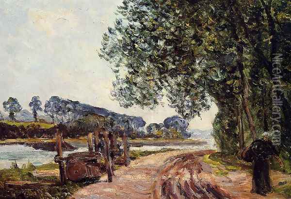 The Banks of the River Auray, Brittany Oil Painting - Maxime Maufra