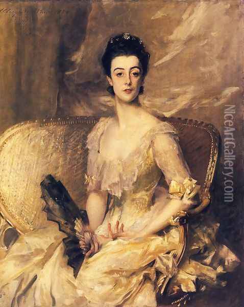 Mrs. Thomas Wodehouse Legh Oil Painting - John Singer Sargent
