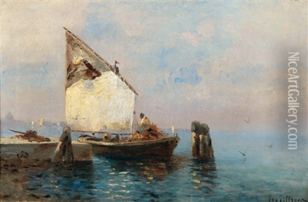 Maritime Painting Oil Painting - Leontine (Lea) von Littrow