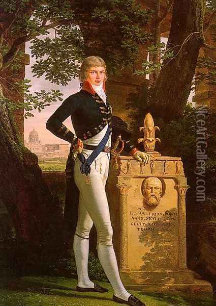 Frederick Augustus of Saxony 1793 Oil Painting - Louis Gauffier