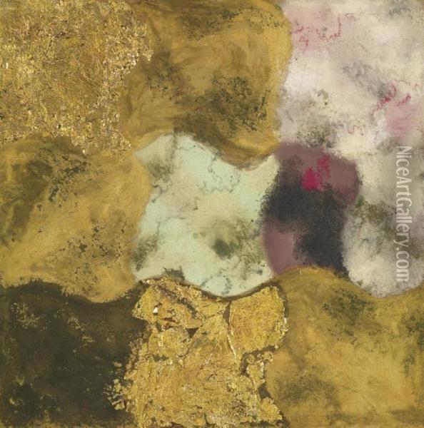 Abstraktion Nach Einem Goldenen Schild Oil Painting - Augusto Giacometti