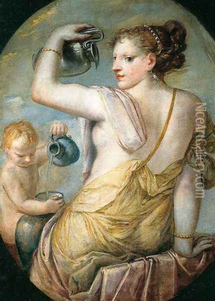 Allegory of Temperance Oil Painting - Pietro Liberi