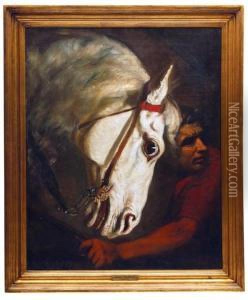 Hombre Y Caballo Oil Painting - James Northcote