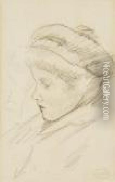 Enfant Au Beret Oil Painting - Mary Cassatt