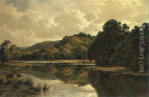 Sunbury On Thames Oil Painting - Henry H. Parker