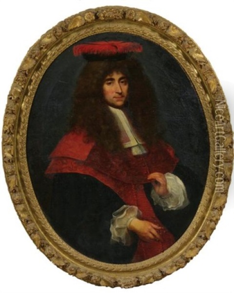 Portrait De Capitoul? Oil Painting - Jean de Troy
