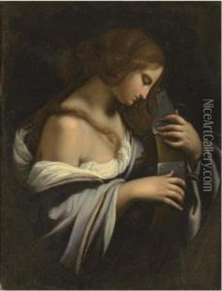 Saint Catherine Of Alexandria Oil Painting - Simone Pignone