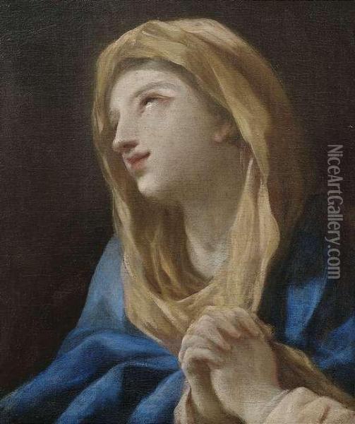 Die Madonna Im Gebet Oil Painting - Luca Giordano