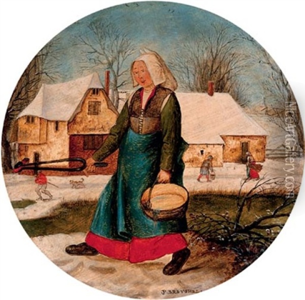 Proverb - The Nest Robber Oil Painting - Pieter Brueghel the Younger