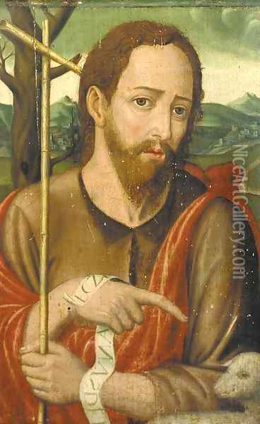 Saint John the Baptist Oil Painting - Flemish School
