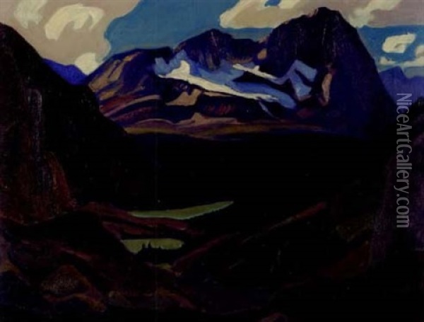 Mt. Oderay (sic) Oil Painting - James Edward Hervey MacDonald