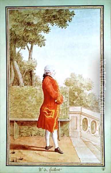 Monsieur de Feuillant Oil Painting - Louis Carrogis Carmontelle