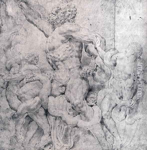 Laocoon And His Sons Oil Painting - Peter Paul Rubens
