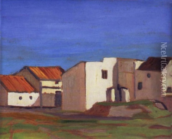 Outskirts Of Madrid, Spain Oil Painting - Sir Frederick Grant Banting