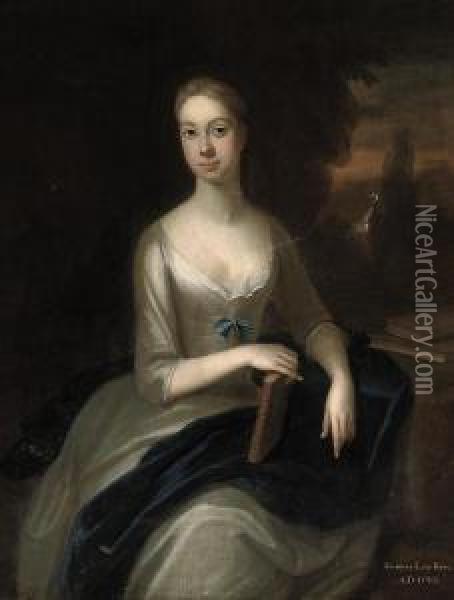 Portrait Of A Lady, Traditionally Identified As Isabella Lady King Oil Painting - Johannes or Jan Verelst