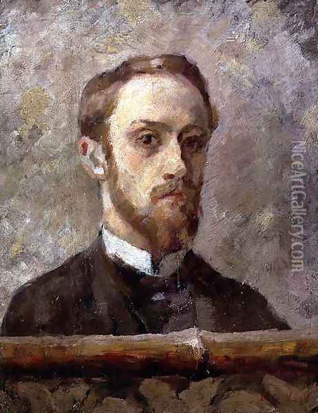 Self Portrait Oil Painting - Jean-Edouard Vuillard
