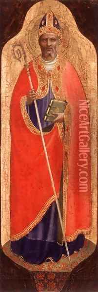 St Nicholas of Bari Oil Painting - Angelico Fra