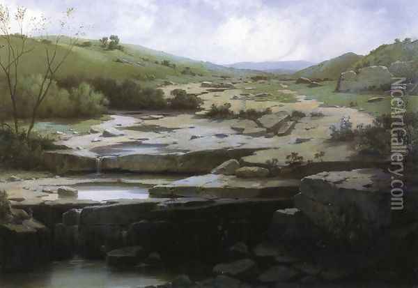 Morning in the Woods Oil Painting - Thomas Worthington Whittredge