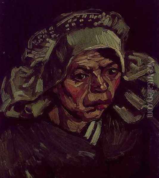 Head Of A Woman VI Oil Painting - Vincent Van Gogh
