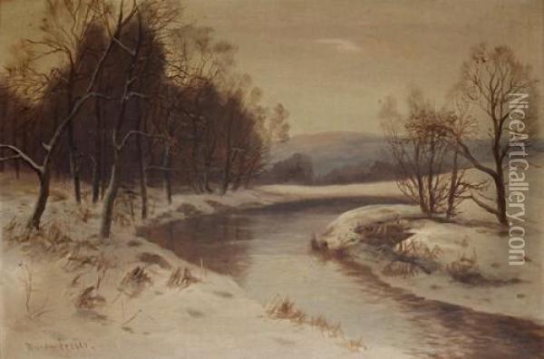 The Silent Snow Oil Painting - Malcolm Fraser