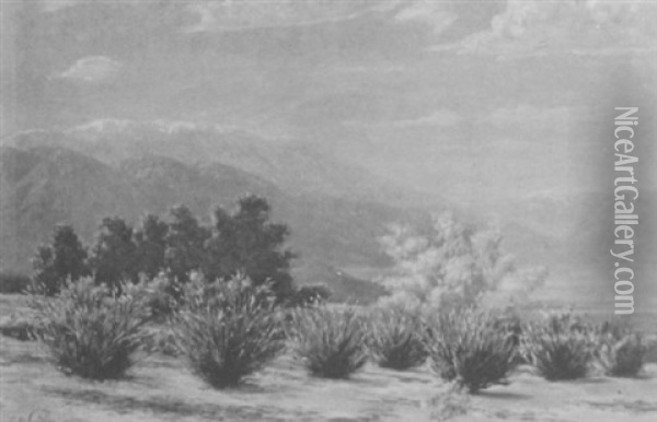 Desert Spring, Coachella Valley Oil Painting - Cyrus Bates Currier