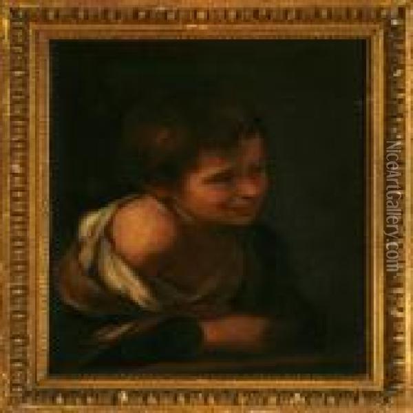 A Smiling Boy Oil Painting - Bartolome Esteban Murillo