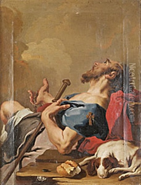 Lasarus Oil Painting - Sebastiano Ricci