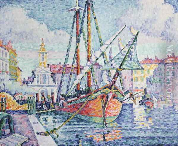The Port, 1923 Oil Painting - Paul Signac