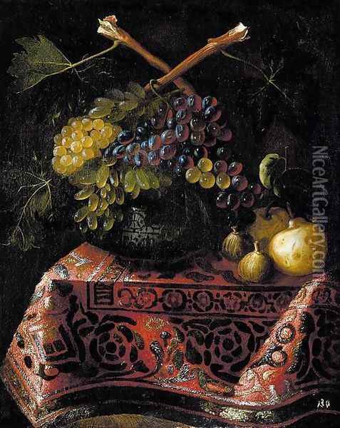 Still-Life of Fruit Oil Painting - Juan Bautista de Espinosa
