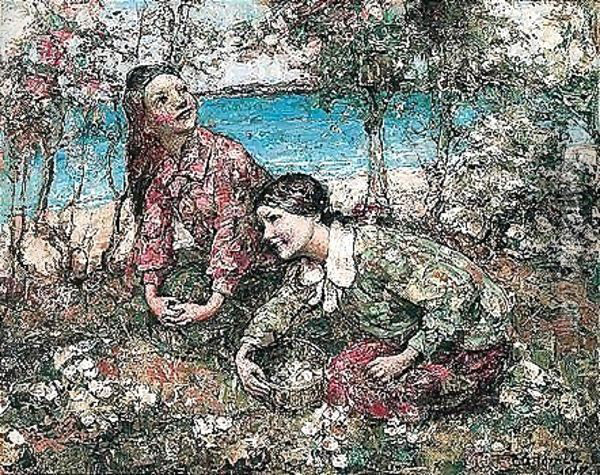 Brighouse Bay Oil Painting - Edward Atkinson Hornel
